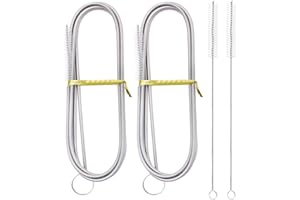 MOSTFUN Elastyczna szczotka odpływowa, 2 sztuki, 150 cm, szczotka do czyszczenia lodówki, elastyczna, długa nylonowa szczotka do czyszczenia rur z wąskim otworem odpływowym
