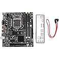 Cryfokt H55 Computer Motherboard, Professional M.2 NGFF LGA 1156 Slot DDR3 8 Channel Memory 4 Phase Power Supply Gaming Motherboard for Core Generation I3 I5 I7, Stable Power Supply
