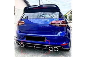 FWNT Apto para Alerón de Parachoques Trasero de Coche Golf 7R, Material ABS Difusor de Labios de Parachoques Trasero Accesorios de protección de chasis automático