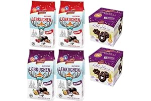 FOOODY 4U Coppenrath glutenfreies Lebkuchen 6er Set: 2 x Kirsche, 2 x Pflaume, 2 x Klassik (930 g) glutenfrei und laktosefrei