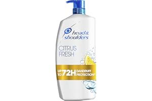 Head & Shoulders XXL Citrus Fresh szampon przeciwłupieżowy przeciwko tłustym włosom, 72 godziny ochrony przed łupieżem, swędzeniem i suchą skórą głowy, 900 ml