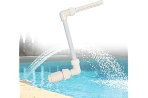 LMYDIDO piscina cascada fuente piscina pulverizador de PVC ajustable spray de agua piscinas spa decoraciones piscina accesorios flotante fuente cascada piscina decoración blanco