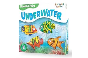 JUMPING JUMBO JumpingJumbo Mould & Paint, Fridge Magnet, DIY Toys Art & Craft Kits for kids, Activity for 5 Years & Above, Plaster of paris Modelling, Gift for Boys and Girls birthday presents