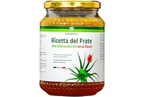 Vonderweid - Aloe Arborescens Padre Zago Senza Alcool | Aloe da Bere con Aloe Arborescens Gel e Miele | Integratore Made in Italy ricco di Vitamine e Minerali per il Benessere Intestinale, 830 g