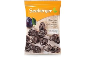 Seeberger Pruneaux dénoyautés : Pruneaux de très grande taille et savoureux - sucrés et aromatiques - vegan (1 x 125 g)