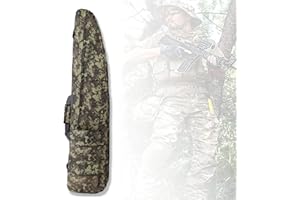 DFANCE Funda para Armas Largas,Maletin Arma Larga,Bolsa para Rifle Funda para Transporte de Armas,Durable Funda Armas Largas para Carabina,para Coleccionistas de Armas,ACU Color,70cm