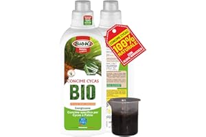 Antika Officina Botanika Concime CYCAS ad elevata efficenza per piante di Cycas con alghe brune, flacone da 1 kg