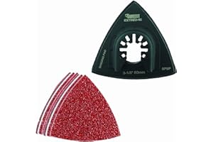 21 x SabreCut SPKA21SK Fast Fit Schnellwechsel Schleifkit Kompatibel mit Dewalt Bosch Fein (nicht StarLock) Makita Milwaukee Parkside Ryobi Worx Workzone Multifunktionswerkzeug-Zubehör