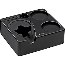 Normcore Espresso Knock Box Cassetto Portafondi In Acciaio Inox 304 - Con Manico In Noce, Base Antiscivolo, Taglia S Bianca