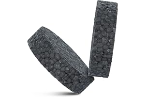 KLIMAS® 100 Stück EPS Styropor Abdeckkappen Rondelle Ø 67 mm Graphit Dicke 17 mm | Styropor-Scheibe Für Dämmstoffdübel Tellerdübel Fassadendämmung Wärmedämmung Fassade | Zubehör Für Dämmung im WDVS