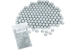 Glac Store® 500 Pz Pallini in Acciaio Metallo da 6 mm per Softair Soft Air Pistole Fucili 0,80 Grammi Calibrati e Lucidati