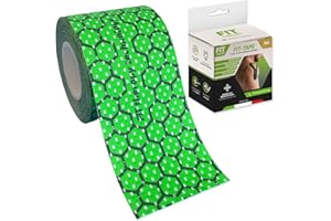 FIT Therapy – Tape Kinesiologico Professionale per Sport e Recupero Muscolare – Kinesio Tape Antidolorifico e Antinfiammatorio – NON SCALDA, Impermeabile, Senza Farmaci, Dura 5 giorni (5 Metri)