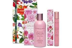 L' Erbolario - Sfumature di DALIA - Confezione Regalo DUO in Scatola Originale - Bagnoschiuma 250 ml + Profumo 15 ml