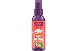 Aussie SOS Spray Protecteur de Chaleur Sans Rinçage 100ml, Démêle et Protège Contre la Chaleur Tout en Gardant les Cheveux Hydratés pendant 100H, Avec Superaliments Australiens, Formule végane
