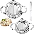 3 PCS Dumpling Maker Set, Dumpling Maker Dumpling Pie Maker with Cutter Stuffing Spoon Meat Pie Cutter Pasty Makers Dumpling Mould Pastry Tools Ravioli Mold Gyoza Maker DIY Kitchen Accessories