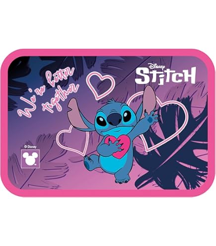 Portapranzo Per Bambini Stitch Lilo & Stitch | Scatola Sandwich Impermeabile | Design Divertente | Senza BPA - Foto 11