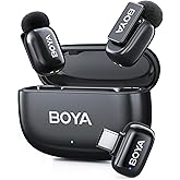 BOYA Mini 2 AI Kablosuz Yaka Mikrofonu Type-C Mat Siyah - SKU02