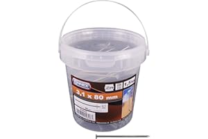 CONNEX Max-Power B30052 Secchiel.1.5 kg Chiodi Tp 3.1 x 80 mm