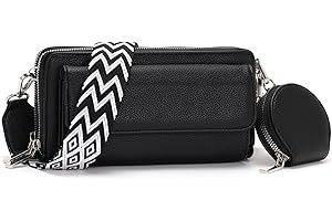 Snmoec Handytasche zum umhängen kleine Handtasche Damen umhängetasche Damen klein Mit Kartensteckplatz münzbörse Crossbody Bag klein Schwarz