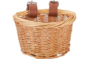 ornithologist Panier De Vélo Pour Enfants, Petit Guidon Enfants Garçons, Filles, Accessoires En Rotin Fait Main Vélos 12 Pouces, Draisiennes