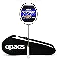 Apacs Finapi 232 Reborn (Unstrung, 42 LBS Mega Tension, World's Toughest Frame) Power Series Badminton Racket | Made with 100% Japanese Ultra Graphite Badminton Racquet with Full Cover (Grey)