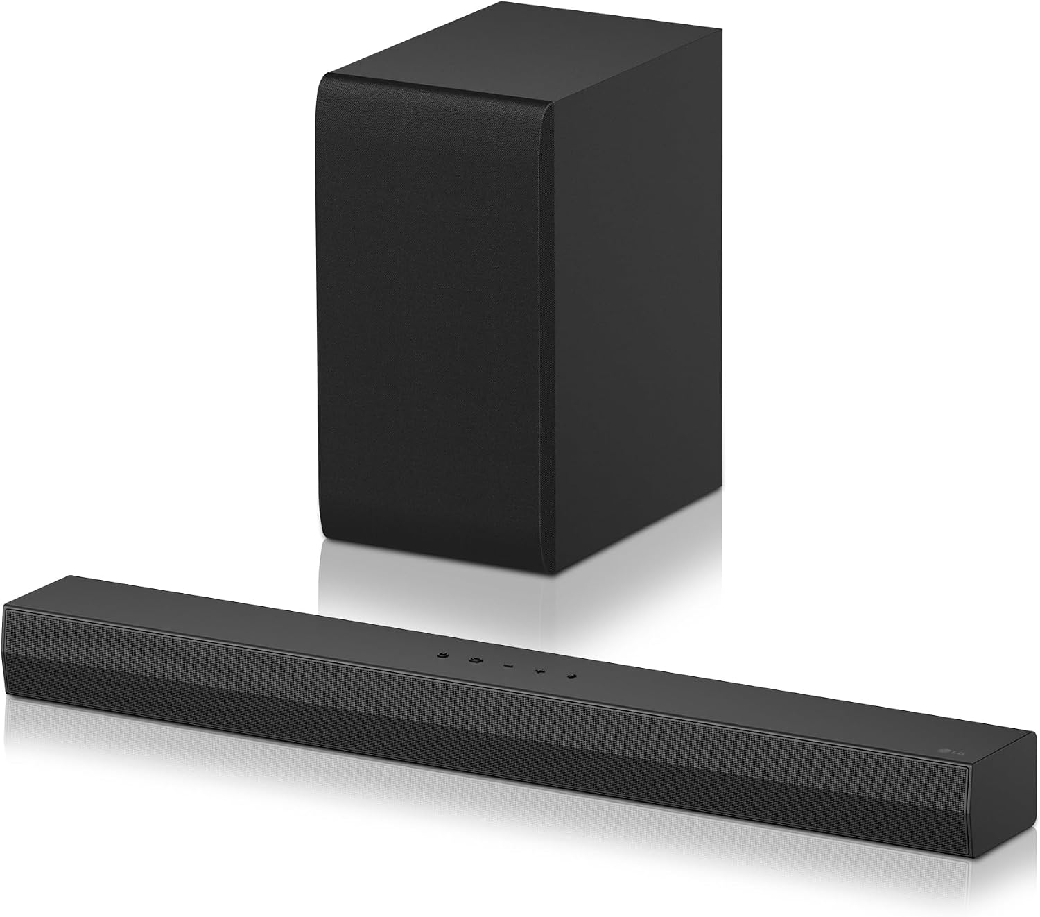LG S40T - Barra de Sonido Inteligente, 300W, 2.1 Canales, Sonido Envolvente Dolby Digital y DTS, Amplia Conectividad, HDMI, Bluetooth, USB, Entrada Óptica, Negro