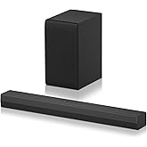 LG S40T - Barra de Sonido Inteligente, 300W, 2.1 Canales, Sonido Envolvente Dolby Digital y DTS, Amplia Conectividad, HDMI, B