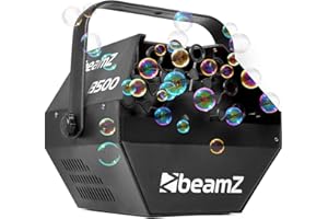 Beamz B500 Machine à Bulles Enfant/Mariage, Grande Roue 20 Rotations par Minute, Ventilateur Puissant, Consommation 40 Watts, Étrier de Fixation, Idéal en Intérieur comme en Extérieur