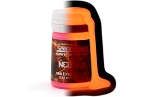 SpaceBeams Nebula Pittura Luccicante al Buio (20ml) Rosa Con Bagliore Arancione, Non-Tossica, a Base di Acqua