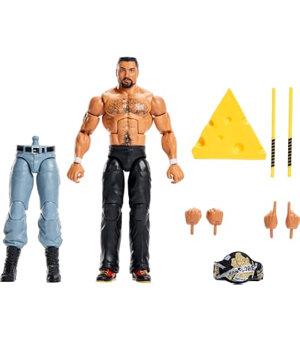 Mattel WWE Statuetta Articolata Iron Sheik – Collezione Elite Legend, Con Accessori E Tecnologia TrueFX (15 Cm)