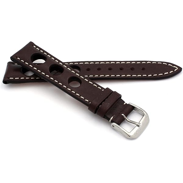 RIOS1931 Sulla Baikal Rallye Vintage Armband - Handgemacht In Deutschland, Rindsleder, 20mm, Schwarz
