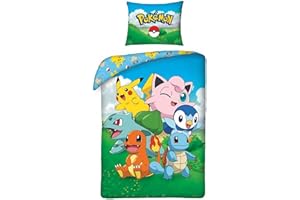 HALANTEX Pokemon pościel POK-419BL, 140 x 200 + 70 x 90, 100% bawełna