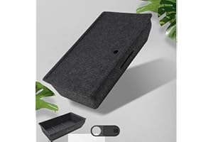 FanpBow Model Y Boîte de rangement sous siège avec couvercle, 2 boîtes de rangement en feutre - Organisateur pour Tesla Model Y - Accessoires 2020 2021 2022