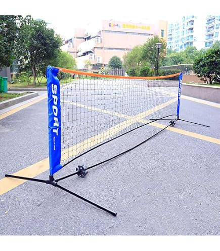 Filet De Tennis Portable Cicony - Pliable Pour Badminton, Volleyball, Jeux Extérieur 310cm Ou 610cm