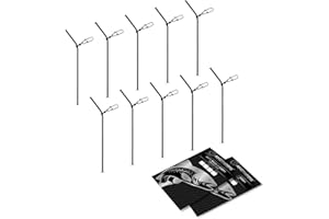 ‎AMZFISHING AMZfishing NEU 10x Anti Tangle Boom aus Metall | Abstandhalter Angeln | Feeder Zubehör | Karpfen Zubehör | Durchlaufröhrchen | Feeder Angeln | Futterkorb Angeln