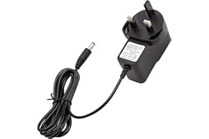 MRTOYIRQ 12V 1A Power Adapter Supply AC 100-240V to DC 12V 1000mA 12W Universal Driver Transformer 5.5mm x 2.1mm UK Plug for Router CCTV Camera Compatible with 12V 600mA 0.6A 800mA 0.8A