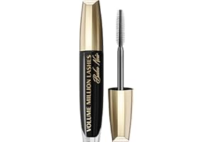 L'Oreal Paris Volume Million Lashes Balm Noir Mascara, Black, 99% natural, Hypoallergenic, Volume & Care