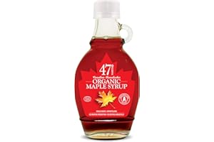 47 NORTH 47° North Single Source Organic Canadian Maple Syrup Grade A (250g, Amber Rich)