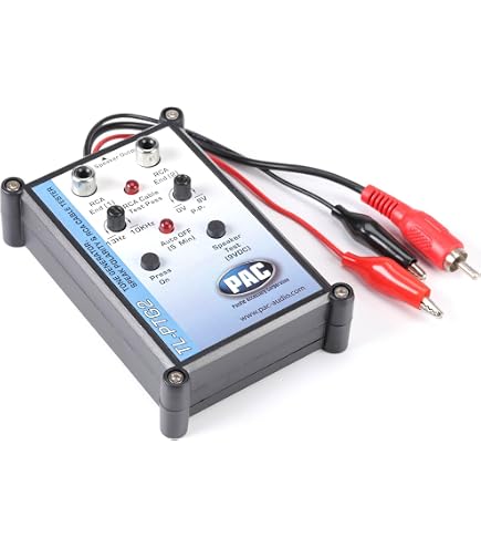 Qiilu Testeur De Phase Haut-Parleur Voiture - Mètre Automatique Polarité Audio Avec CD Test