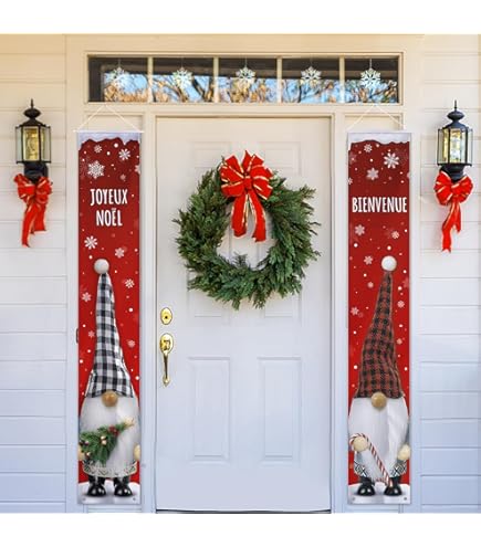 Bannière De Noël Joyeux 35 X 270 Cm