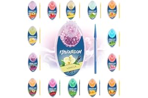 Flavouroom - Premium Kapseln 100er Set | DIY passion fruit Aroma-Filter für unvergesslichen Flavour | inkl. Aufbewahrungsbox für die aromatischen Click Kugeln (Vanilla)