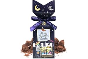 Monty Bojangles Vegan Cocoa Dusted Truffles Cocoa Nibs Nights Gift | Truffles in Gift Box, 130g