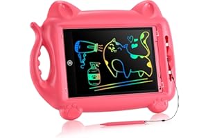Pizarra Magnetica Infantil,PINKCAT Juguetes Niños 1 2 3 4 5 6 7 Año Regalo Niña Niño Pizarra Mágica 12 Pulgadas Cuaderno Digital Tableta Escritura LCD Juegos Educativos Borrable Pizarra Electrónica