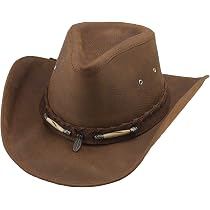 Briscoe Leather Cowboy Hat 