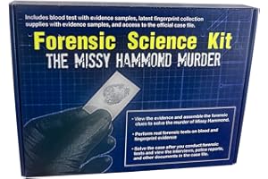 Crime Scene Forensic Science Kit: Solve The Missy Hammond Murder