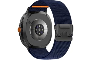 SimpleThings Sportarmband kompatibelt med Samsung Galaxy Watch 8 40 mm 44 mm/8 Classic 46 mm armband, stretchigt nylonband fö
