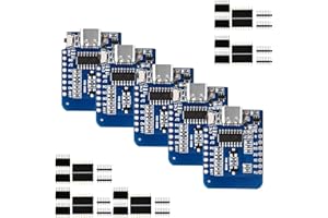 Diymore – Lot de 5 modules pour ESP8266 NodeMCU pour ESP8266 NodeMCU pour ESP8266 12F, modules WiFi CH340G pour ESP8266 USB C