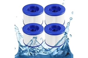 WYWZDQ Spa Ersatz Hot Tub/Spa Filterpatrone,Poolfilter Filterkartuschen Spa Whirlpools,Filter Whirlpool Ersatzfilter,geeignet Für Aqua Spa/Aquaparx/Ospazia/G Spa/BCool/Mspa/Nordic Spa/Intex Etc. (4 Stück)