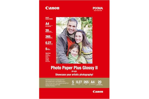 Canon PP-201 A 4 20f. 275 g Papier photo plus Glossy II, Blanc, 1