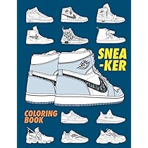 Sneaker Coloring Book: 46 Iconic Models (Pop Culture) : Rosso